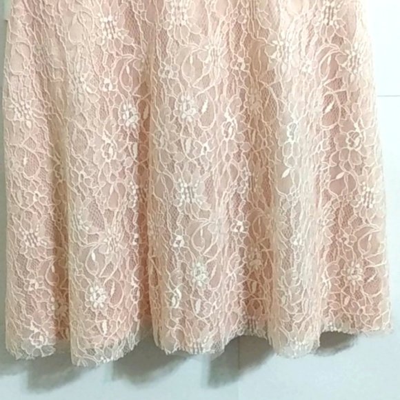 AZAZIE NWT SATIN & LACE DRESS SIZE 8 - Picture 4 of 11